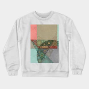 Circle Overlay Crewneck Sweatshirt